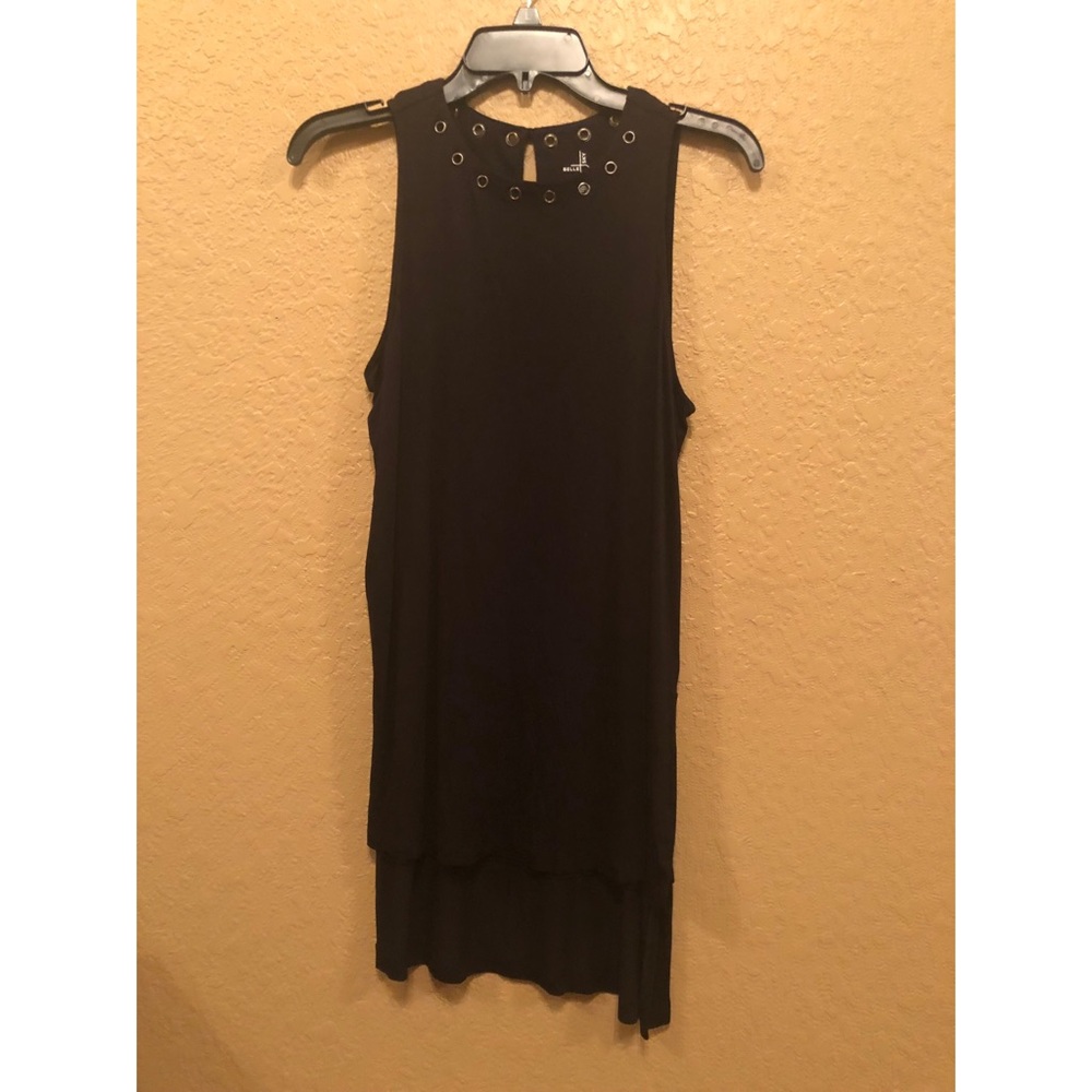 Black Sleeveless Tunic